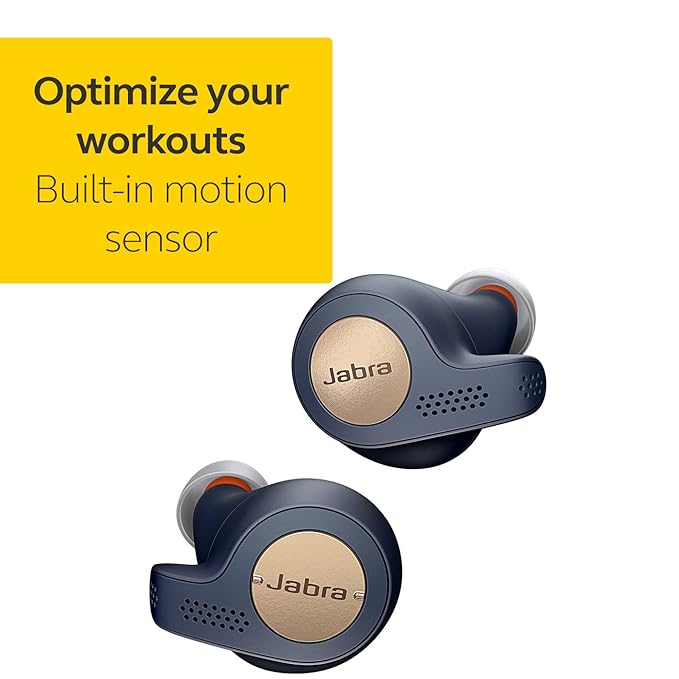 Jabra Store Elite Active 65t Bluetooth Truly Wireless In Ear Earbuds with Mic (Blue)