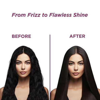 Ikonic Professional Gleam Pro Hair Straightener For Women, 1.5 Inch Titanium Rose Gold Floating Plates,Digital Temperature Control 150°C-230°C , Instant Heat-Up , Auto Shut-Off Safety, Professional Salon Hair Styling Tool, Black