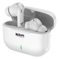 KDM – E1 Leo Pods Truly Wireless in Ear Earbuds with 30hrs Playtime, Free Case, Low Latency, Buds TWS, White