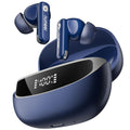 Number Navo Buds Z1 TWS Earbuds | 72H Playtime | Digital Display Case | Quad-Mic ENC | Dual Pairing | Hi-Bass 13mm Drivers | Quick Charge | 35ms Low Latency | IPX5 | Touch Controls | (Winter Blue)