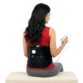 Premium Orthopaedic BLACK OLIVE® Electric Heating Belt for Back Pain + Period Cramps Relief | LARGE SIZE | Pain Relief Heating Belt with Temperature Controller for Lower Back, Knee, Shoulder, Cramps, and Neck Pain Relief | Velvet Black