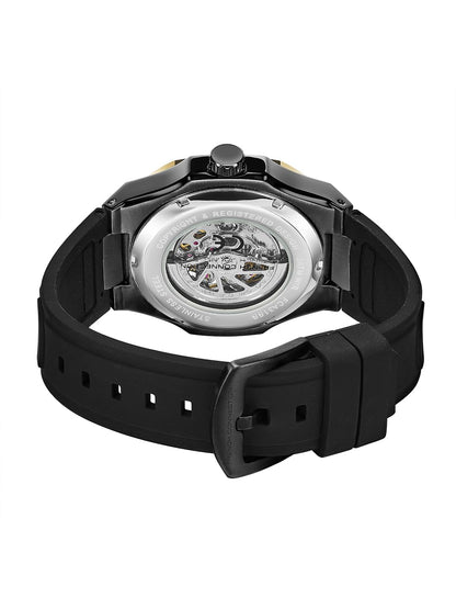French Connection Autaros Skeleton Dial Silicone Automatic Watch for Men - FCA31BB