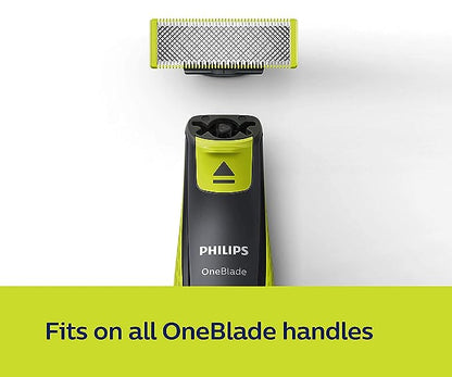 Philips Oneblade Replaceable Blade Pack of 2 Replaceable Blades, Qp220/51 (Lime)