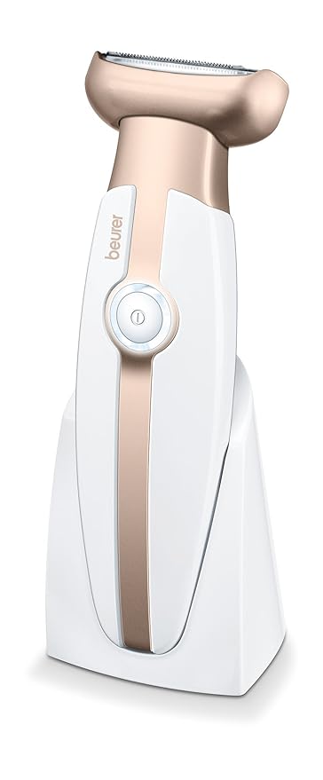 Beurer Hl 35 Female Shaver With Flexible Shaver Head Suitable For Wet And Dry Shaving With Integrated Trimmer|Hypoallergenic Shaving Foil Prevents Skin Irritation|Battery-Power|3 Years Warranty,White
