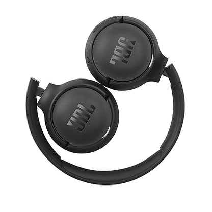 JBL Tune 510BT, On Ear Wireless Headphones with Mic, up to 40 Hours Playtime, Pure Bass, Quick Charging, Dual Pairing, Bluetooth 5.0 & Voice Assistant Support for Mobile Phones (Black)