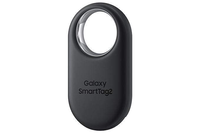 Samsung Galaxy SmartTag2 (1 Pack), Black | Bluetooth Tracker | Compass View | AR Find | IOT Control | Lost Mode