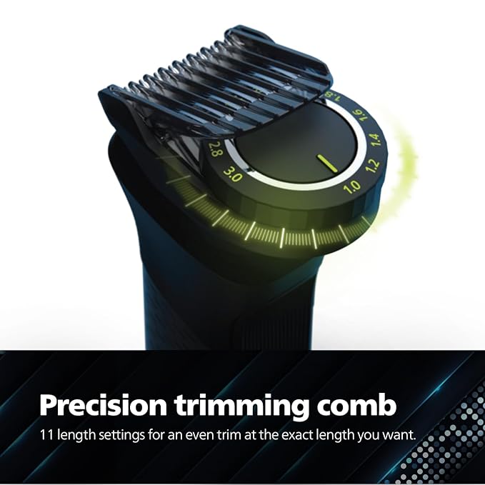 Philips All in One Trimmer I 13 in 1 for Face, Head and Body I Beard Sense Technology | 120 Mins Run Time with Quick Charge I MG7920/65