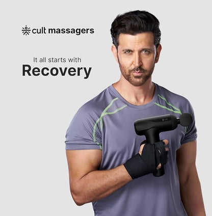 Cult Volt Neo Gun massager Silicone Head, Pain Relief, Deep Tissue Full Body Gun Massager
