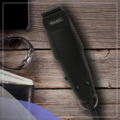 Wahl Corded Trimmer, Self-Sharpening Precision Blades, Chrome plated Blades, Adjustable Lever, for Men (Black)