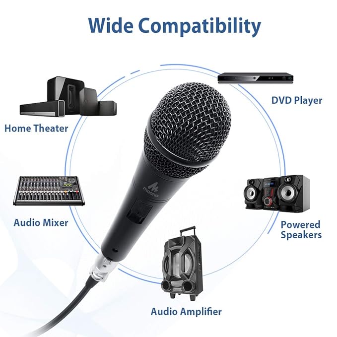 Maono K04 Dynamic Karaoke Wired Microphone