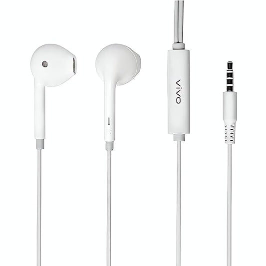 Vivo Xe160 Wired in Ear Headset (White, in The Ear)