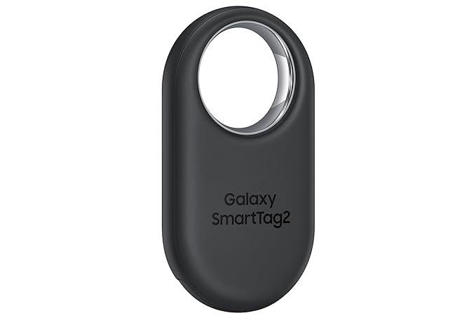 Samsung Galaxy SmartTag2 (1 Pack), Black | Bluetooth Tracker | Compass View | AR Find | IOT Control | Lost Mode