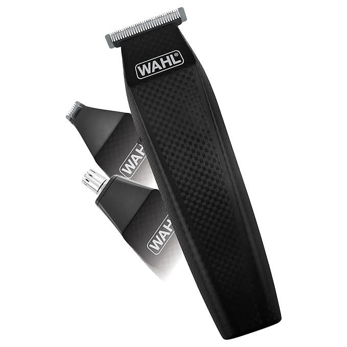 WAHL All In One Full Body Multigroomer with Self-Sharpening Precision T-Blade, Nose Trimmer Head, Detailer Head, 3 Years Warranty; 05537-6401