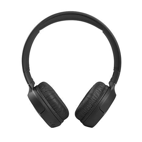 JBL Tune 510BT, On Ear Wireless Headphones with Mic, up to 40 Hours Playtime, Pure Bass, Quick Charging, Dual Pairing, Bluetooth 5.0 & Voice Assistant Support for Mobile Phones (Black)