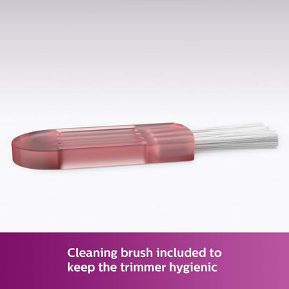 Philips Touch-up Women’s Eyebrow & Facial Hair Trimmer | Portable Precision Groomer | Gentle Hair Remover for Eyebrows, Upper Lip, Chin & Sidelocks | HP6388,White
