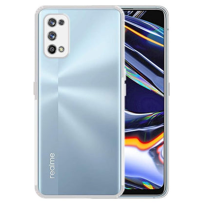 Amazon Brand - Solimo Bumper case for Realme 7 Pro (Silicone_Transparent)