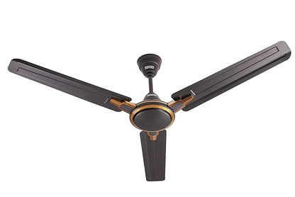 Usha Racer Chrome 1200MM Ultra High Speed 400RPM Ceiling Fan (Rich Smoke Brown) Pack of 1