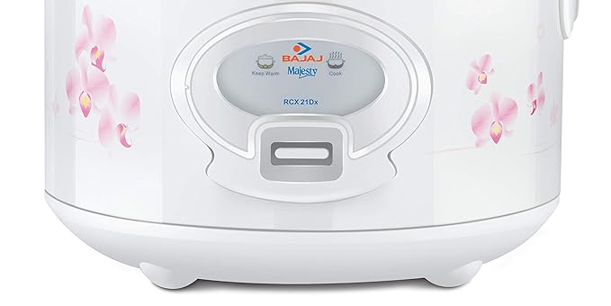 Bajaj Majesty New RCX21 DLX 550-Watt Deluxe Multifunction Cooker (White, 1.8 Liters, Plastic, Metal)