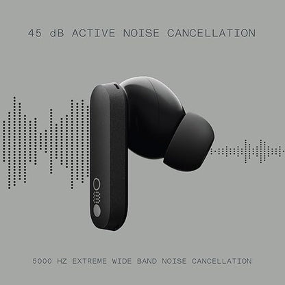 Cmf By Nothing Wireless Earbuds Buds Pro Noise Cancelling/Bluetooth/Up To 39 Hours Of Usage, Dedicated App Compatible, Lightweight, Out-Of-Sound Capture (Dark Gray) - In Ear