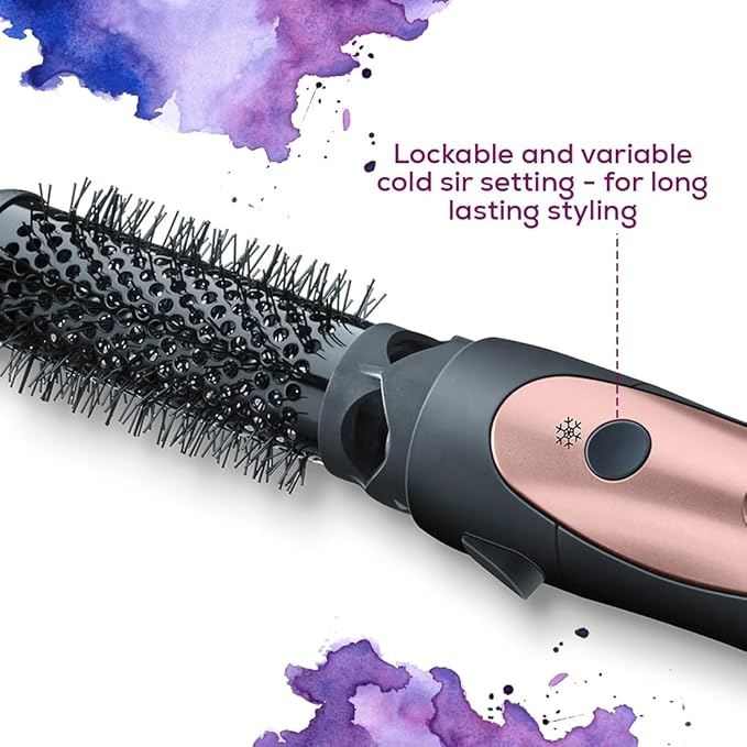Beurer Ht50 Hot Air Brush 3 Years Warranty 1000 Watts - Black
