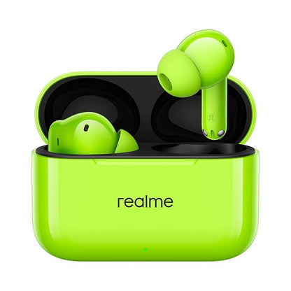 Realme Buds T200 True Wireless Earbuds with Hi-Res Audio, 12.4mm Dynamic Bass Drivers, 32 dB ANC, Quad Mic, 45ms Latency, Upto 50 Hrs Playback, Fast Charge, IP55 Rated, BT 5.4 (Dreamy Purple)
