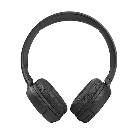 JBL Tune 510BT, On Ear Wireless Headphones with Mic, up to 40 Hours Playtime, Pure Bass, Quick Charging, Dual Pairing, Bluetooth 5.0 & Voice Assistant Support for Mobile Phones (Black)