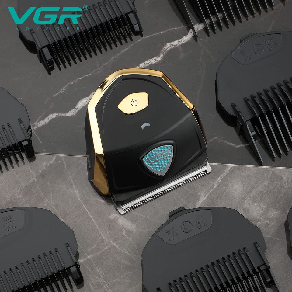 VGR V-910 Professional Self-Hair Cut Clipper Trimmers Kit | 60 Minutes Runtime | Mini Cordless Hair Clipper for Men’s waterproof IPx7