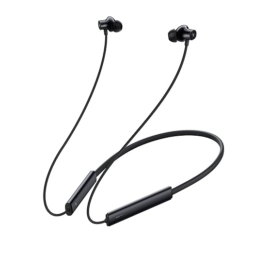 Realme Buds Wireless 3 ANC in Ear Bluetooth Headphones,30dB, Spatial Audio,13.6mm Dynamic Bass Driver,Upto 40 Hours Playback, Fast Charging, 45ms Low Latency for Gaming,Dual Device Connection (Black)