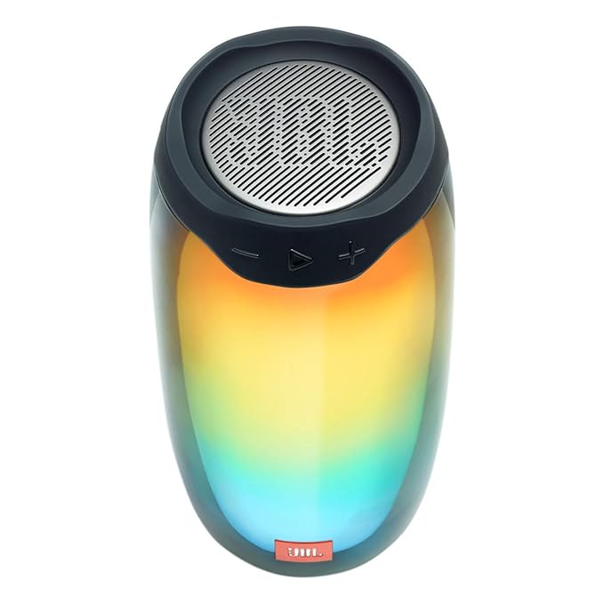 JBL Pulse 4 Waterproof Portable Bluetooth Speaker with Light Show - Black (JBLPULSE4BLKAM)