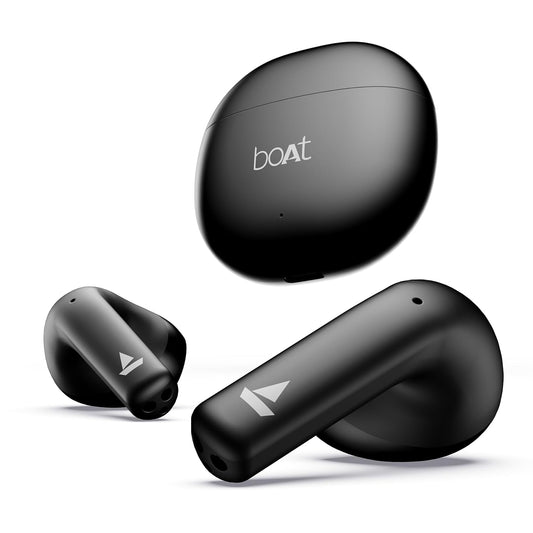 boAt Airdopes Atom 81 Truly Wireless in Ear True Wireless Earbuds W/Upto 50H Playtime, Quad Mics Enx Tech, 13MM Drivers,Super Low Latency(50Ms), ASAP Charge, BT V5.3(Opal Black)