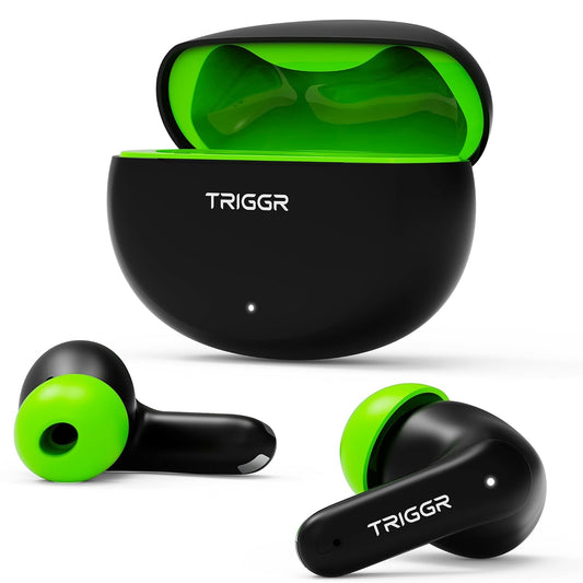 TRIGGR Ultrabuds N3 with Crisp Calling, 50H Playtime, 13mm Drivers, BassXpand Bluetooth