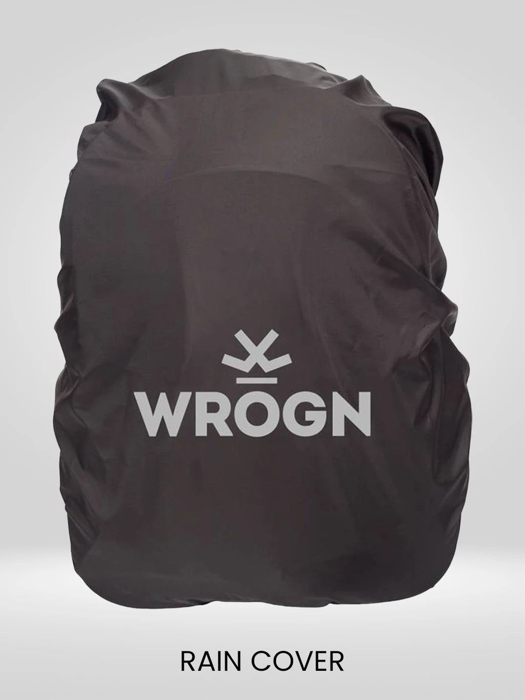 WROGN Large 42 L Laptop Backpack Unisex Ashper 2.0 with USB Port, Rain Cover and Reflective Strip (Grey, Black)