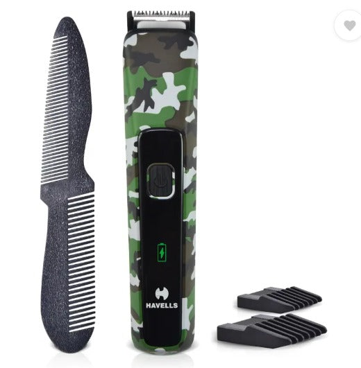 HAVELLS BT5113c Trimmer 120 min Runtime 9 Length Settings  (Green)