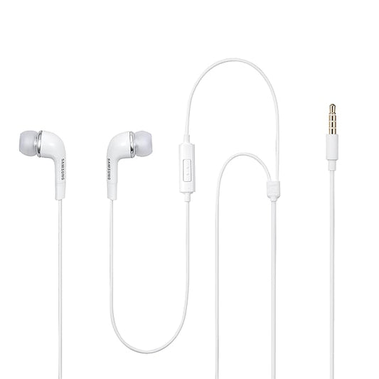 Samsung Ehs64 Ehs64Avfwecinu Hands-Free Wired In Ear Earphones With Mic With Remote Note (White)