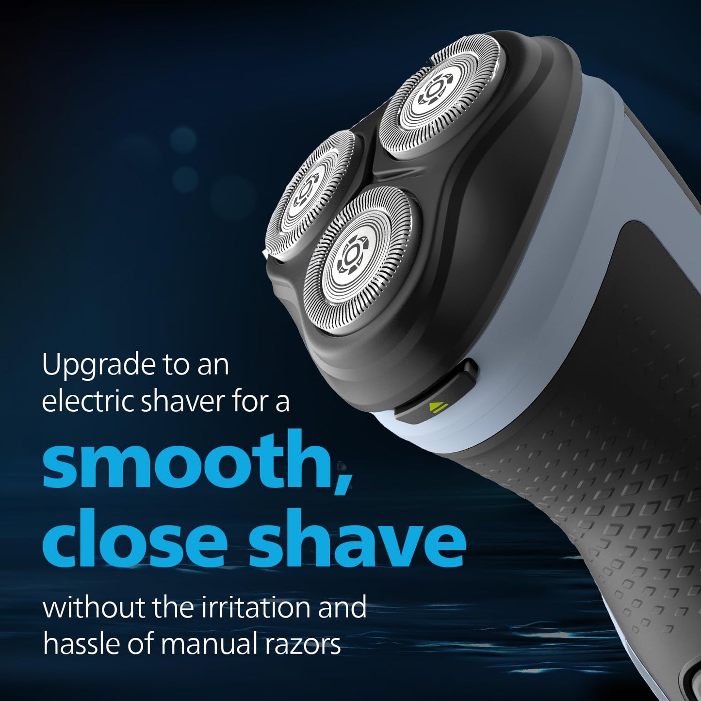 Philips Electric Shaver for Men | Comfortable Clean Shave | SkinProtect Technology | Wet and Dry Shave | 4D Flex Heads | Anti-Corrosion System | 5 Min Quick Charge | Pop-up Trimmer | Cordless | Waterproof | 2 Year Warranty | X3063/03,Blue
