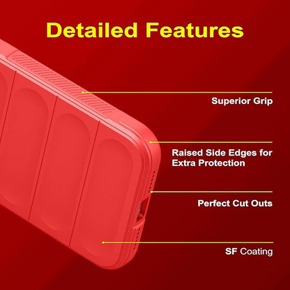 Amazon Brand - Solimo Mobile Cover for Mi Redmi Note 11s (Silicone_Red)