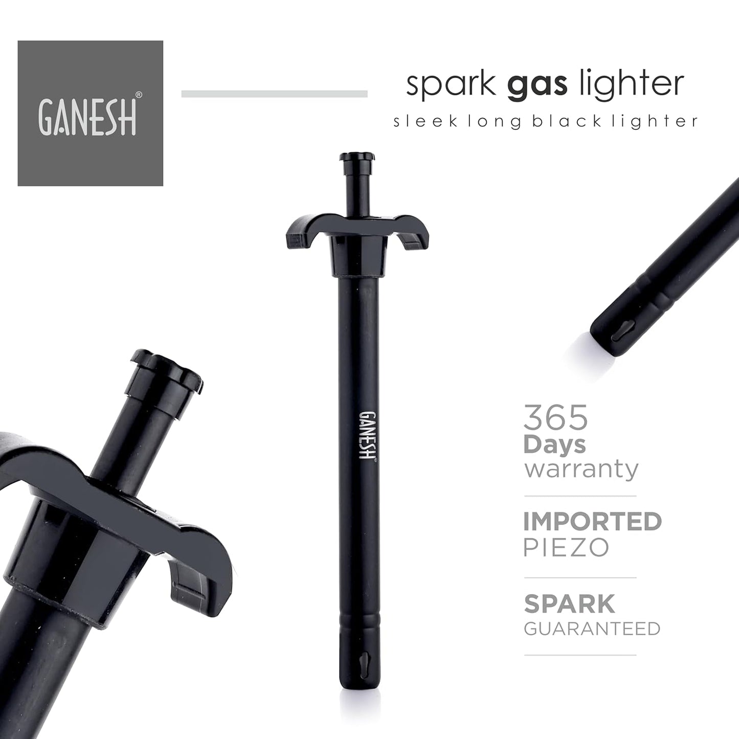 DAILY USE KITCHEN ESSENTIALS COMBO 🍴(Clazkit Silicone Ice Cube Trays 2 Pack, Rusabl Stainless Steel Straws (Pack of 4, Silver), Clazkit Plastic Box Storage Organizer Cover, Ganesh Stainless Steel Sink Strainer, Ganesh Spark Gas Lighter