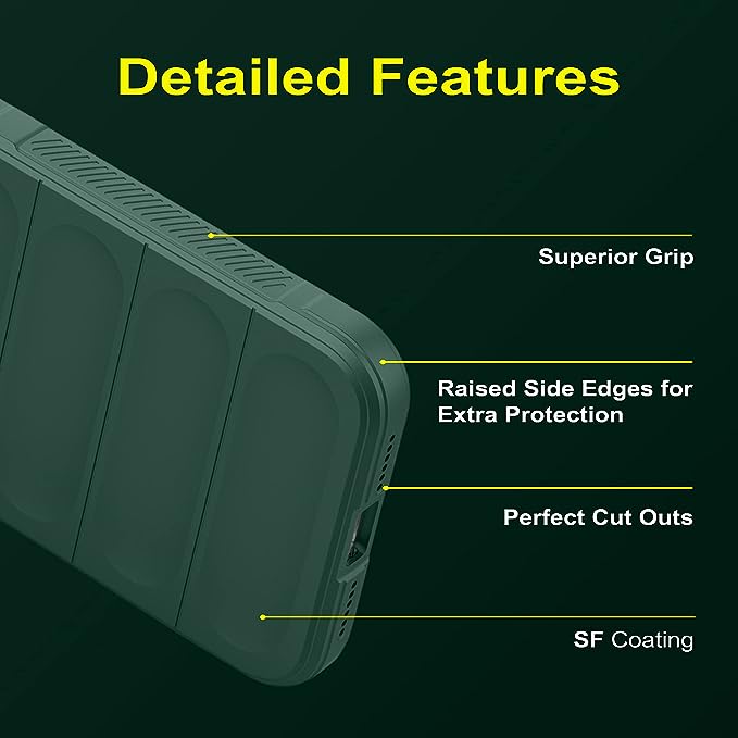 Amazon Brand - Solimo Back Case Cover for Samsung Galaxy S23 Ultra 5G | Compatible for Samsung Galaxy S23 Ultra 5G Back Case Cover | Liquid Silicon Case for Samsung Galaxy S23 Ultra 5G | Dark Green