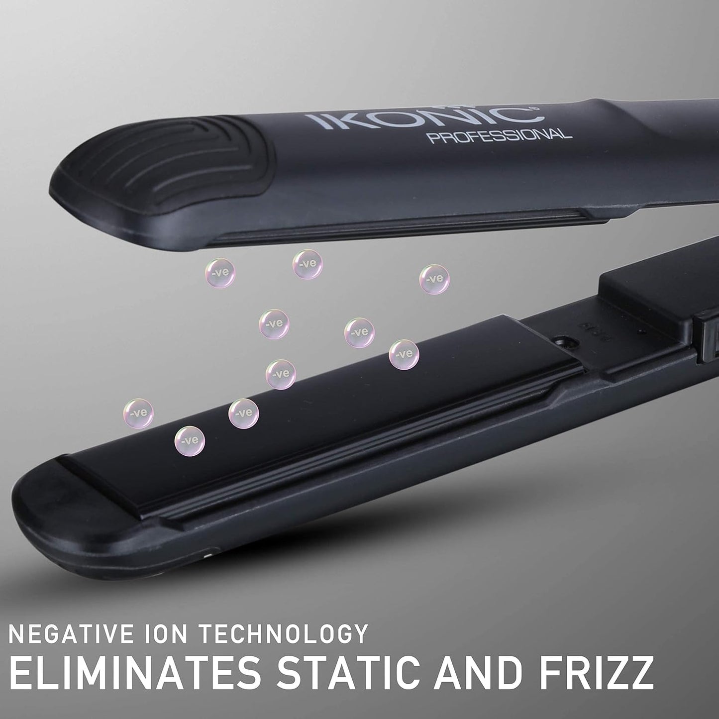 Ikonic Glam Hair Straightener For Women With Professional Cutting-Edge Floating Tourmaline Ceramic Plates Ideal For Straighteneing, Curls, Waves Auto Controlled Heat Setting Super Stylish