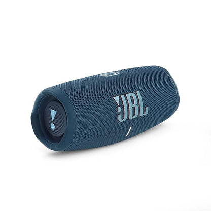 JBL Charge 5, Wireless Portable Bluetooth Speaker Pro Sound, 20 Hrs Playtime, Powerful Bass Radiators, Built-in 7500mAh Powerbank, PartyBoost, IP67 Water & Dustproof (Without Mic, Blue)