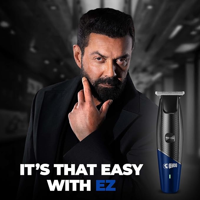 Beardo EZ Ape-X Beard Trimmer for Men | Trimmer for Gen Z | 110 Mins Runtime | 7000 RPM Powerful Motor | Multiple Length Settings | Durable Trimmer