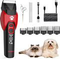 Solimpia Dog Cat Clippers - Electric Grooming Trimmer Kit Rechargeable Cordless Low Noise Professional Pet Hair Trimmer Set Unisex