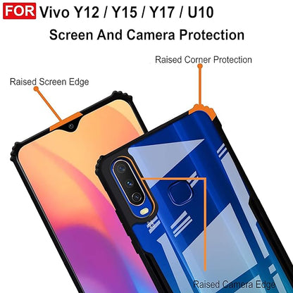 Amazon Brand - Solimo Mobile Cover for Vivo Y17 / Y12 / Y15 (Polycarbonate_Black)