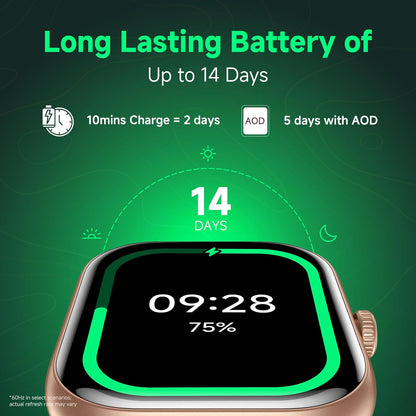 REDMI Watch Move 1.85 Premium AmoLED,14 Day Battery,Best Accuracy,Dual Core Processor Smartwatch (Blue Blaze Strap, Free Size)
