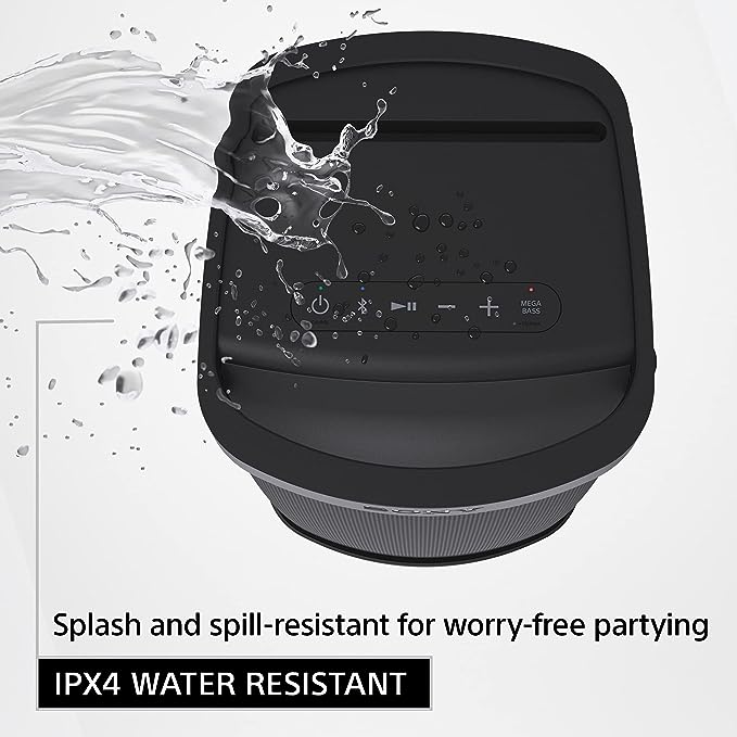 SONY SRS-XP500 with IPX4 Splashproof Protection, 20hrs Battery Portable Wireless Bluetooth Party Speaker