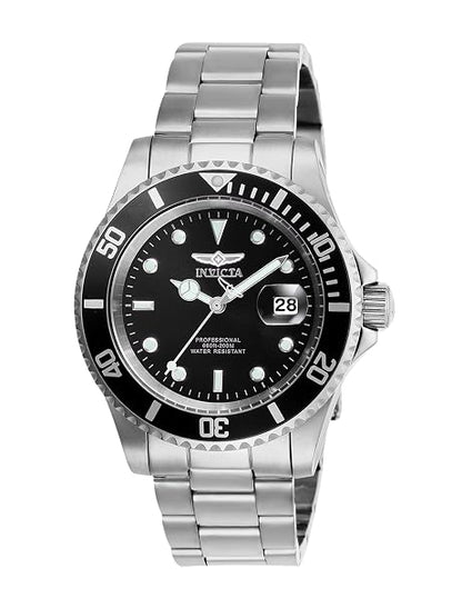 Invicta Analogue Black Dial Men's Watch-26970Collection: Pro Diver Color: Black Dial Color: Black Dial Material: Sunray Band Color: Stainless Steel