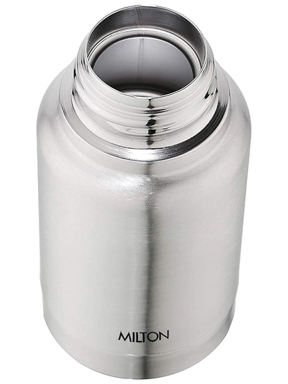 Milton Elfin 300 Thermosteel Water Bottle 300 ml, 24 Hr Hot and Cold I Leak Proof Lid, ISI Certified I Vacuum Insulated I for Office, Gym, School I Silver