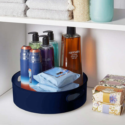 HomeWiz Kitchen Multi-Purpose 360° Rotating Organizer Tray | Space-Saving Kitchen & Pantry Storage | Multi Purpose Organization Rotating Tray | Turntable for Spices, Storage