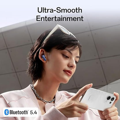 OPPO Enco Buds3 Pro+ True Wireless in-Ear Earbuds, 12.4mm Titanium Driver,32dB ANC & Transparency Mode, 43H Total Playtime, 47ms Low Latency, Bluetooth5.4, IP55, (Sonic Blue)