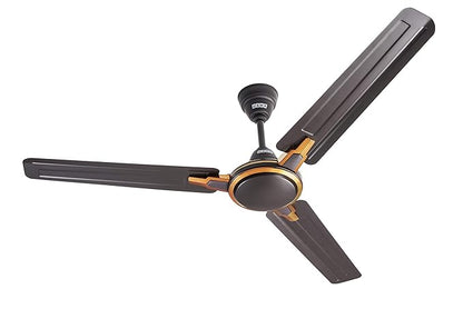 Usha Racer Chrome 1200MM Ultra High Speed 400RPM Ceiling Fan (Rich Smoke Brown) Pack of 1